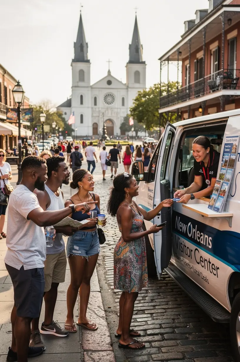 Мобильный сервис с внимательным персоналом, помогающим планировать путешествия по США.